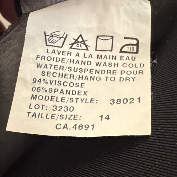 Elegant Women's Long Sleeve Top in Fiery orange and brown - Picture 3 of 6